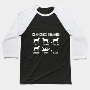 Cane Corso Training Italian Mastiff Tricks Baseball T-Shirt